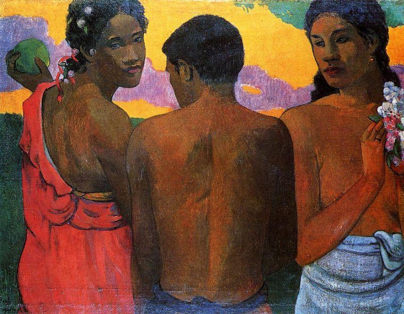 Paul Gauguin Three Tahitians
